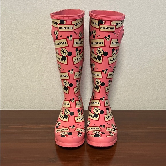 Hunter Other - Hunter x Mickey Mouse Rain Boots | Big Kids US 5 | Pink
